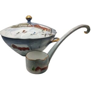 Bareuther  Waldassem Diadem Soup‎ Tureen Signed By K Divine Three Piece Set SEE